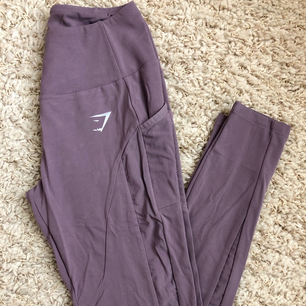 Gymshark Aspire Leggings - Purple Wash